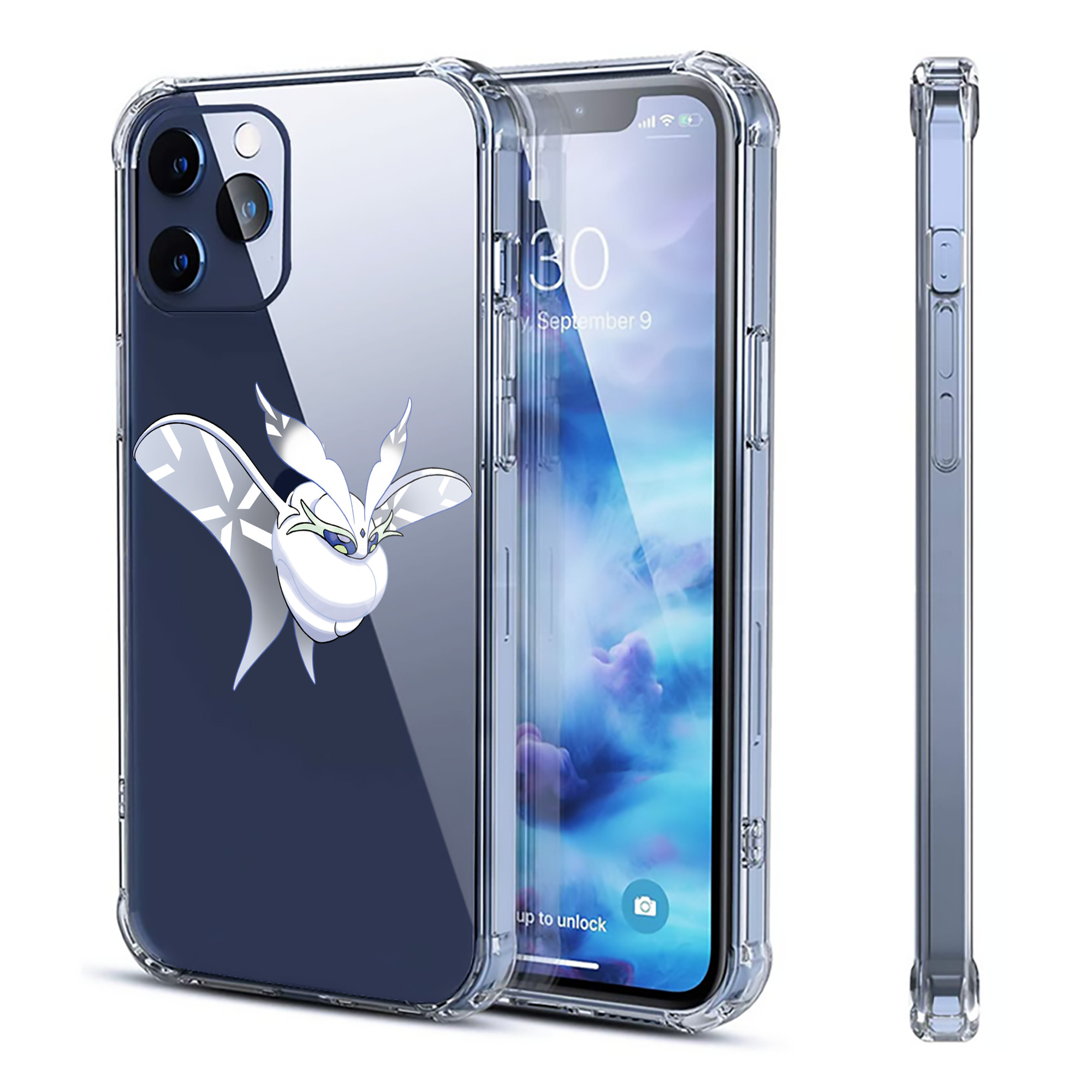 （画像用） ポケットモンスター Pokémon 【iPhone 12シリーズ対応】透明スマホケース（クリアソフトケース）